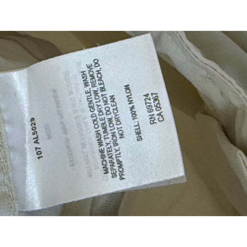 VTG Columbia Cargo Mini Skirt Beige Nylon Granolacore Hiking Utility Gorpcore S - Picture 8 of 9